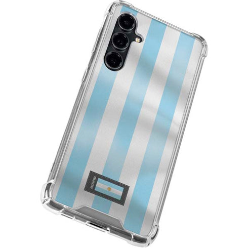 Argentina Soccer Flag Galaxy S23 FE Clear Case